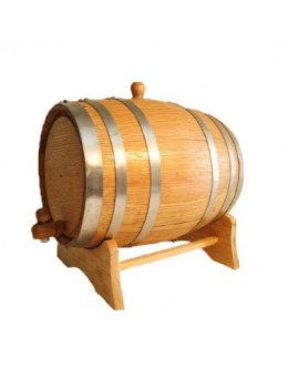 American Oak Barrel with Steel Hoops- 20 Liter or 5.28 Gallons